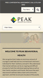 Mobile Screenshot of peakbehavioral.com